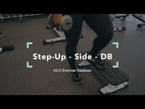 Step-Up - Side - DB | KILO Exercise Database