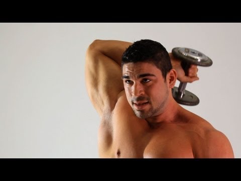 How to Do a Dumbbell Tricep Extension | Arm Workout