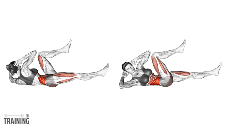 Bicycle Crunches Instructions Information Alternatives Training.fit