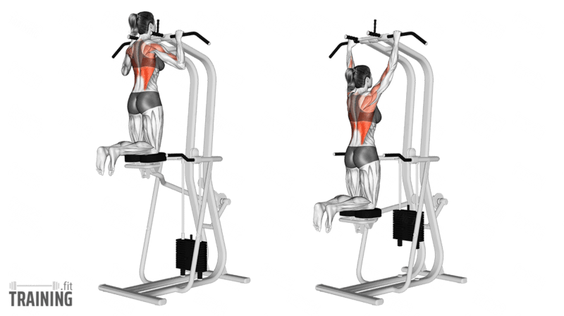 Assisted pull discount ups without machine