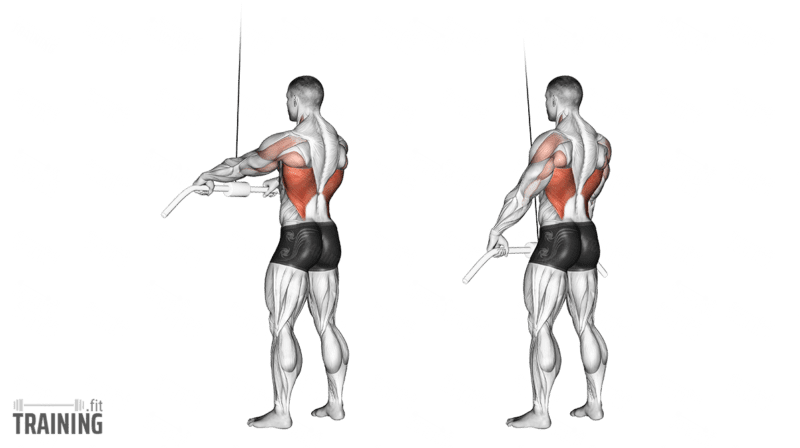 How to: Straight-Arm Lat Pulldown - Muscle & Fitness